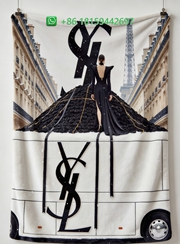 Yves Saint Laurent Throw Blankets